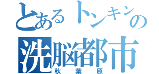 とあるトンキンの洗脳都市（秋葉原）