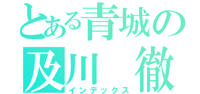 とある青城の及川 徹（インデックス）