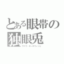 とある眼帯の独眼兎（ラウラ・ボーデヴィッヒ）