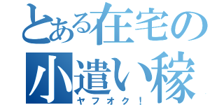 とある在宅の小遣い稼ぎ（ヤフオク！）