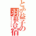 とある益子の羽根合宿（かかってこいや）