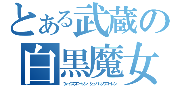 とある武蔵の白黒魔女（ヴァイスフローレン・シュバルツフローレン）