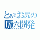 とあるお尻の尻穴開発（アナルパール）