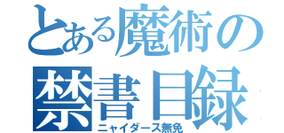 とある魔術の禁書目録（ニャイダース無免）