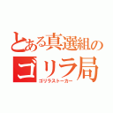 とある真選組のゴリラ局長（ゴリラストーカー）