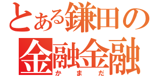 とある鎌田の金融金融（かまだ）