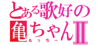 とある歌好の亀ちゃんⅡ（もっちー）