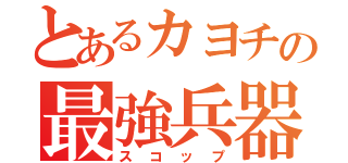 とあるカヨチの最強兵器（スコップ）