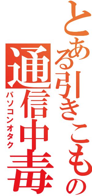 とある引きこもりの通信中毒（パソコンオタク）