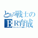 とある戦士のＢＲ育成（アタッチメント解除）