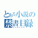 とある小説の禁書目録（インデックス）