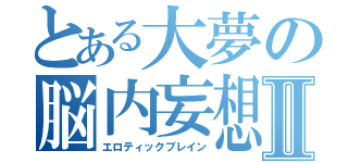 とある大夢の脳内妄想Ⅱ（エロティックブレイン）