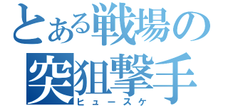 とある戦場の突狙撃手（ヒュースケ）