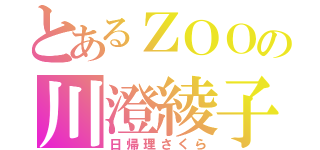 とあるＺＯＯの川澄綾子（日帰理さくら）