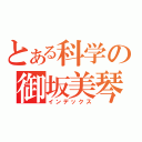 とある科学の御坂美琴（インデックス）