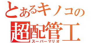 とあるキノコの超配管工（スーパーマリオ）