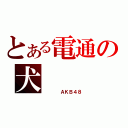 とある電通の犬（　　　　ＡＫＢ４８）