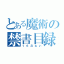 とある魔術の禁書目録（１６月ない）