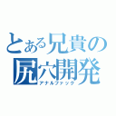 とある兄貴の尻穴開発（アナルファック）