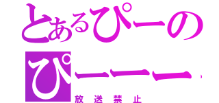 とあるぴーのぴーーー（放送禁止）