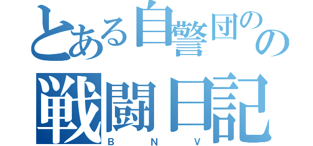 とある自警団のの戦闘日記（Ｂ　　　　Ｎ　　　　Ｖ）