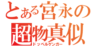 とある宮永の超物真似（ドッペルゲンガー）