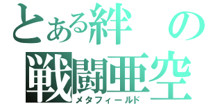 とある絆の戦闘亜空間（メタフィールド）