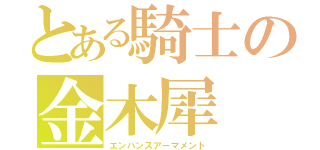 とある騎士の金木犀（エンハンスアーマメント）