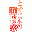 とある小学生の近所迷惑（マジうるせぇ）