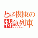 とある関東の特急列車（ロマンスカー）