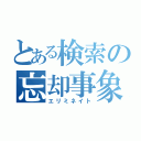 とある検索の忘却事象（エリミネイト）