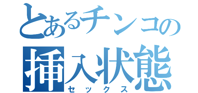 とあるチンコの挿入状態（セックス）