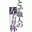 とある職人の左右対称（シンメトリー）