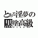 とある淫夢の黒塗高級車（タニオカ）