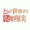 とある世界の仮想現実（シミュレーション理論）