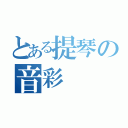 とある提琴の音彩（）