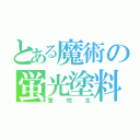 とある魔術の蛍光塗料（登校生）