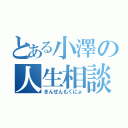 とある小澤の人生相談（きんせんもくにょ）