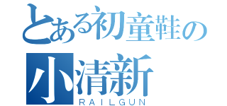 とある初童鞋の小清新（ＲＡＩＬＧＵＮ）