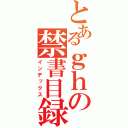 とあるｇｈの禁書目録（インデックス）