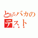 とあるバカのテスト（召還獣）