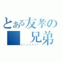 とある友孝の兩個兄弟（ｂｒｏｔｈｅｒ）