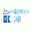 とある東櫻の中二達（インデックス）