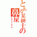 とある某紳士の鼻屎（むかつくような）