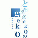 とあるｇｅｋｏｔａのｇｅｋｏｔａ（ｇｅｋｏｔａ）