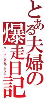 とある夫婦の爆走日記（ハーレーダビットソン）