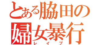 とある脇田の婦女暴行（レイプ）