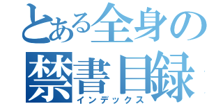 とある全身の禁書目録（インデックス）