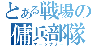 とある戦場の傭兵部隊（マーシナリー）