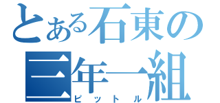 とある石東の三年一組（ピットル）